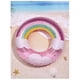 thumbnail image 3 of Flotador Inflable Redondo 70cm Rosado Arcoiris Infantil, 3 of 6