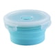 thumbnail image 3 of Contenedor De Comida Redondo Almacenamiento Plegable Cuenco De Camping Microondas Refrigerador XL 1200ML Azul, 3 of 5