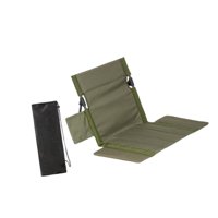 Ioensy - Silla De Suelo Plegable, Resistente Y Portátil, Para Jardín, Senderismo, Color Verde