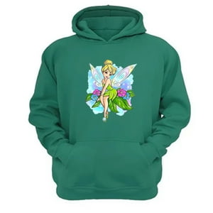 Genérico - Polerón Canguro Campanita Verde Aguamarina Talla Xs Unisex