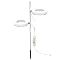 Magideal - Planta Crecer Luz Regulable Brillo Lámpara Solar Para Uso Doméstico Interior Invierno Hidroponía - Lámpara Solar De Luz Solar De 2 Cabezas