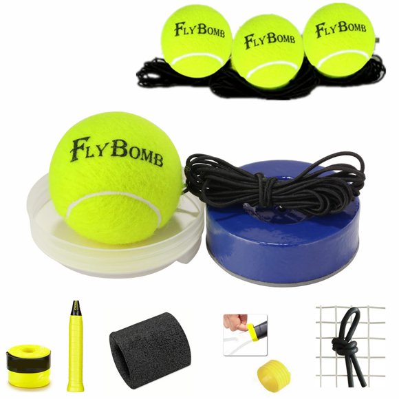 Entrenador de tenis Teloon con base de hierro de 930 g + accesorios