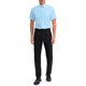 thumbnail image 2 of INSPIRE CHIC Regreso a Clases Camisas de Vestir de Manga Corta para Hombre Estiramiento Ligero Sólido Formal con Botones Abajo Camisas M Azul, 2 of 6