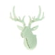 thumbnail image 3 of Cabeza De Ciervo Elk Cornamenta Escultura De Pared Colgante Sala De Estar Dormitorio Decoración Verde, 3 of 5