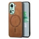 thumbnail image 1 of Magnetic Slim Case for OPPO Reno 11 5G with Camera Guard & Anti-Scratch Back Brown, 1 of 5