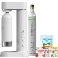 Máquina Para Hacer Agua Con Gas Fizz It Fizzit Con Cilindro De Co2 Y Botella De 1 Litro