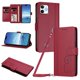 thumbnail image 1 of Funda Cartera Trébol para iPhone 12/12 Pro con Ranuras Tarjetas y Carga Inalámbrica Rojo, 1 of 6
