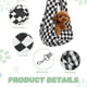 thumbnail image 3 of Uxcell Transportador de Perro en Bandolera para Perros y Gatos Pequeños de Hasta 16.5 Libras, Textura Transpirable con Bolsillo, (Cuadrícula Blanco y Negro), 3 of 6