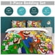 thumbnail image 5 of Super Mario Bed Duvet Cover Microfiber Bedding Sets 3D Printed Lightweight 3 Piece Comforter Sets for Kids Boys Girls, 5 of 5