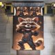 thumbnail image 3 of Avengers Panther Blue Tribe Super Soft Kids 3 Piece Bedding Sets-, 3 of 5