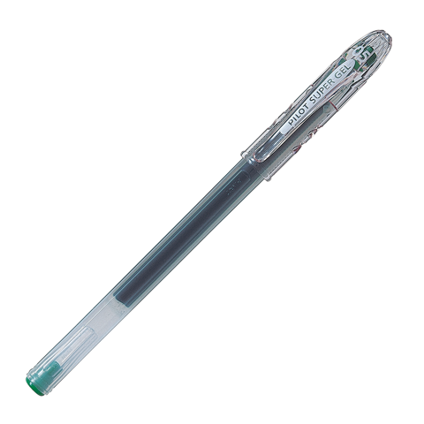 Pilot - 12 Un. Lapiz Super Gel 0.5 Mm. Verde