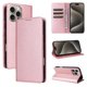 thumbnail image 1 of Funda Cartera para iPhone 15 Pro Max con Ranuras Tarjetas y Soporte - Protección Completa Oro rosa, 1 of 5