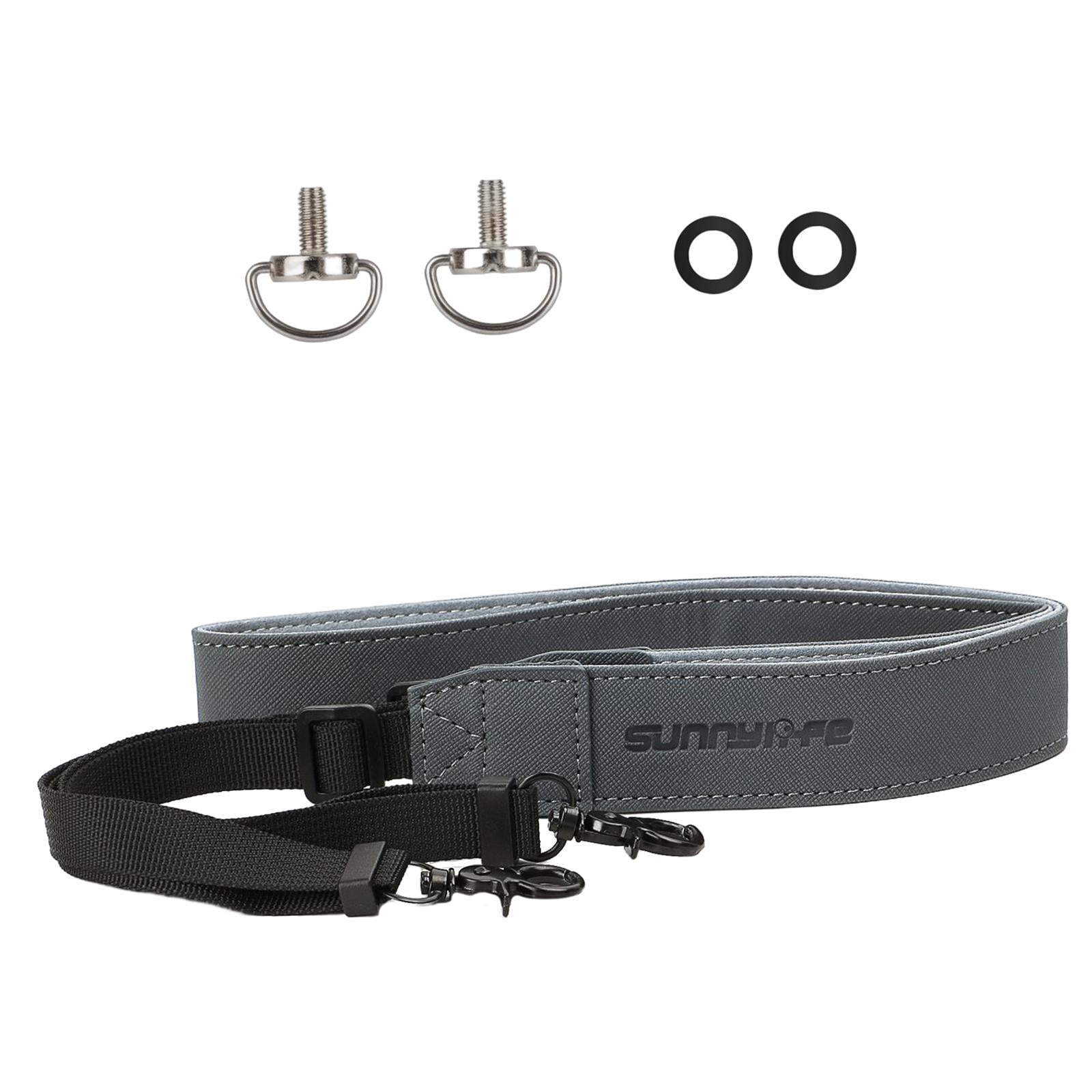 Magideal - Cordón De Telemando Ajustable De Material Cuero Pu Transmisor Rc Correa Para El Cuello Correas Colgantes Para Controlador Inteligente Dji Accesorios