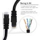 thumbnail image 3 of Cable de conexión Ethernet GearIt Cat5e de 0,6 m negro (paquete de 50), 3 of 8