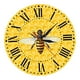 thumbnail image 2 of Bee On Yellow Hive Relojes De Pared 12 Pulgadas Silencioso Preciso Para Sala De Estar, 2 of 5