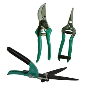 Green Season - Set De 2 Tijeras De Podar + Tijera Corte De Pasto