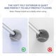 thumbnail image 5 of Pelotas de Tenis para Andador ANCKNE 4PCS Gris Precortadas, 5 of 6