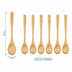 thumbnail image 2 of Set de 6 Cucharas de Bambú Multiuso Cocina Hogar 18 cm, 2 of 3