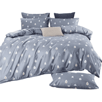 Genérico - Juego Sabanas Floreadas 2 Plazas 200 Hilos 4 Piezas