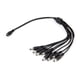 thumbnail image 2 of Cable Poder Splitter Camara Seguridad 8 Salidas Jack 5.5*2.5 negro, 2 of 6