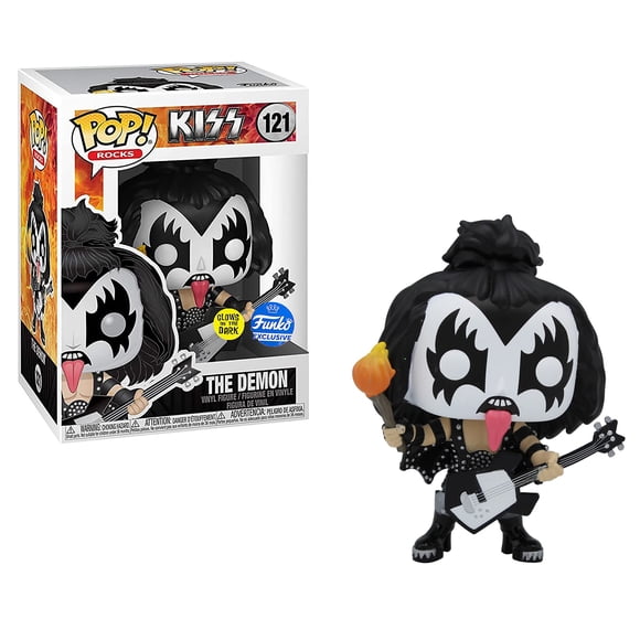 Figura de colección Funko POP! KISS: El demonio brilla en la oscuridad