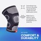 thumbnail image 3 of Soporte para rodillas Adidas Premium Compression Sleeve L, 3 of 6