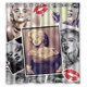 thumbnail image 1 of Cortina de ducha de Marilyn Monroe, juego de cortinas de baño con ganchos, tamaño 66 x 72 pulgadas, 1 of 3
