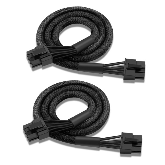 Cable YSIUENG PCIe 8P a Doble PCIe 8P 65 cm Paquete de 2