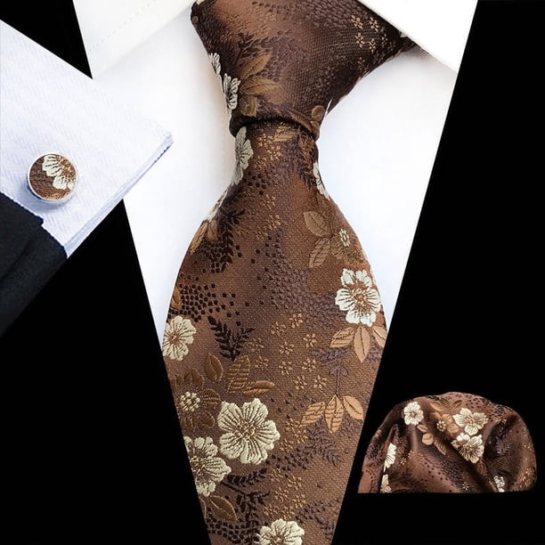 1set Men's Plum Paisley Tie Three Piece Suit Including Tie Pocket Towel Cufflinks