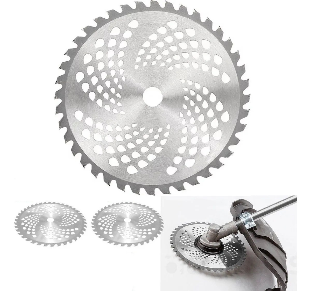 Genérica - Pack 2 Disco Desmalezadora Diamantado 40 Dientes