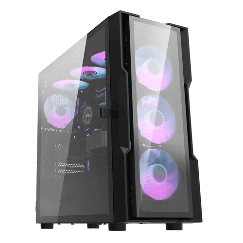 Gabinete Gamer Darkflash Dk431 E-atx 7 Fans Negro