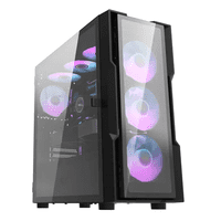 Genérico - Gabinete Gamer Darkflash Dk431 E-Atx 7 Fans Negro
