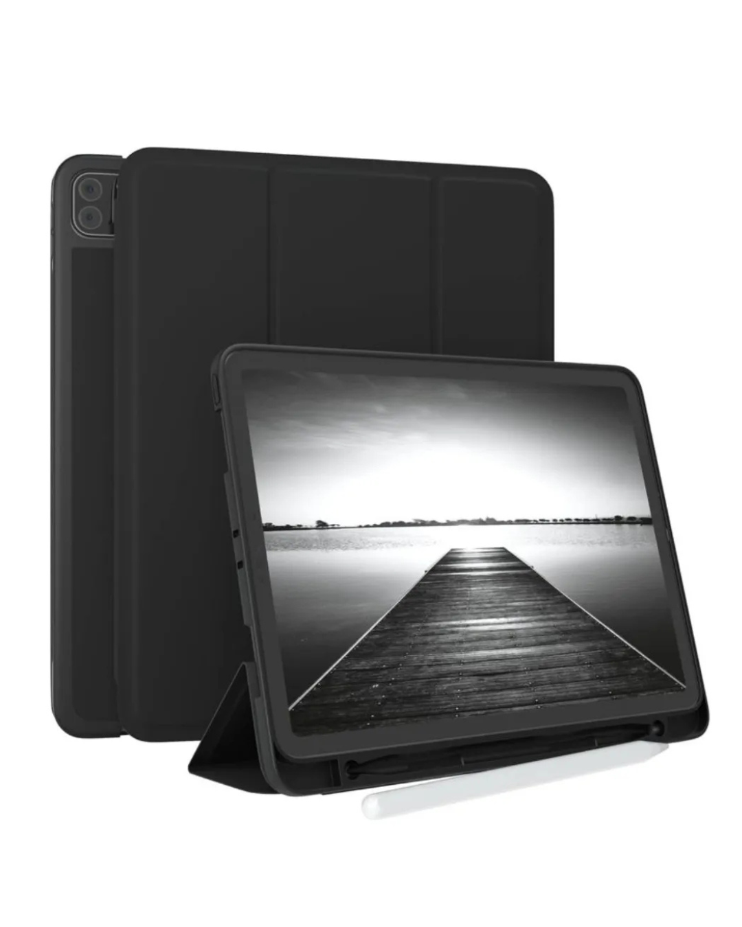 Detek Accesorios - Funda Smart Cover Par Ipad Pro 11 2Da / 3Ra / 4Ta Generacion - Negro