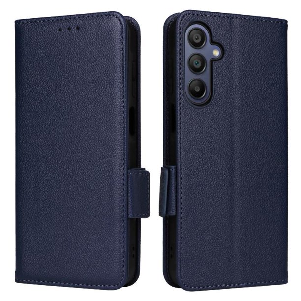 Funda Cartera para Samsung Galaxy A17 4G/5G Tapa Flip con Ranuras y Soporte Azul