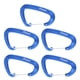 thumbnail image 4 of 5pcs 16KN Mosquetones De Puerta De Alambre De Aluminio Hamaca De Escalada De Seguridad Azul, 4 of 5