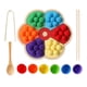 thumbnail image 5 of Montessori Rainbow Peg Board Clasificación Y Conteo De Colores Para Niñas En Edad Preescolar, 5 of 5