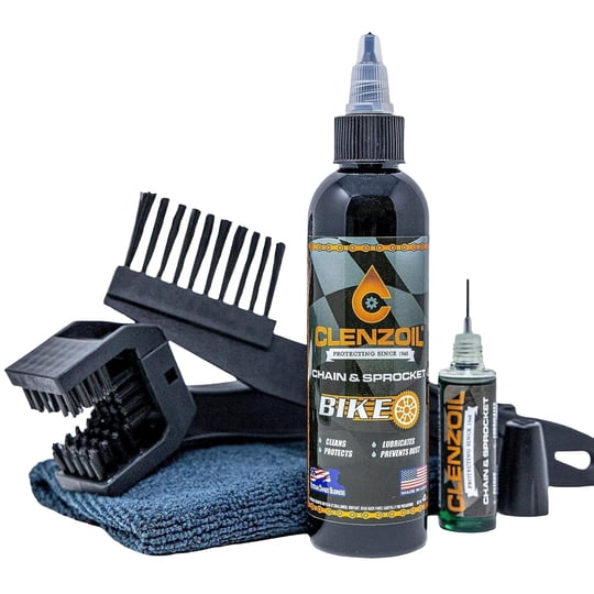Kit De Limpieza De Cadena Y Piñón Clenzoil 118 Ml Lubricante Húmedo