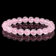 thumbnail image 2 of Pulsera piedra cuarzo natural en 8mm Rosado, 2 of 3