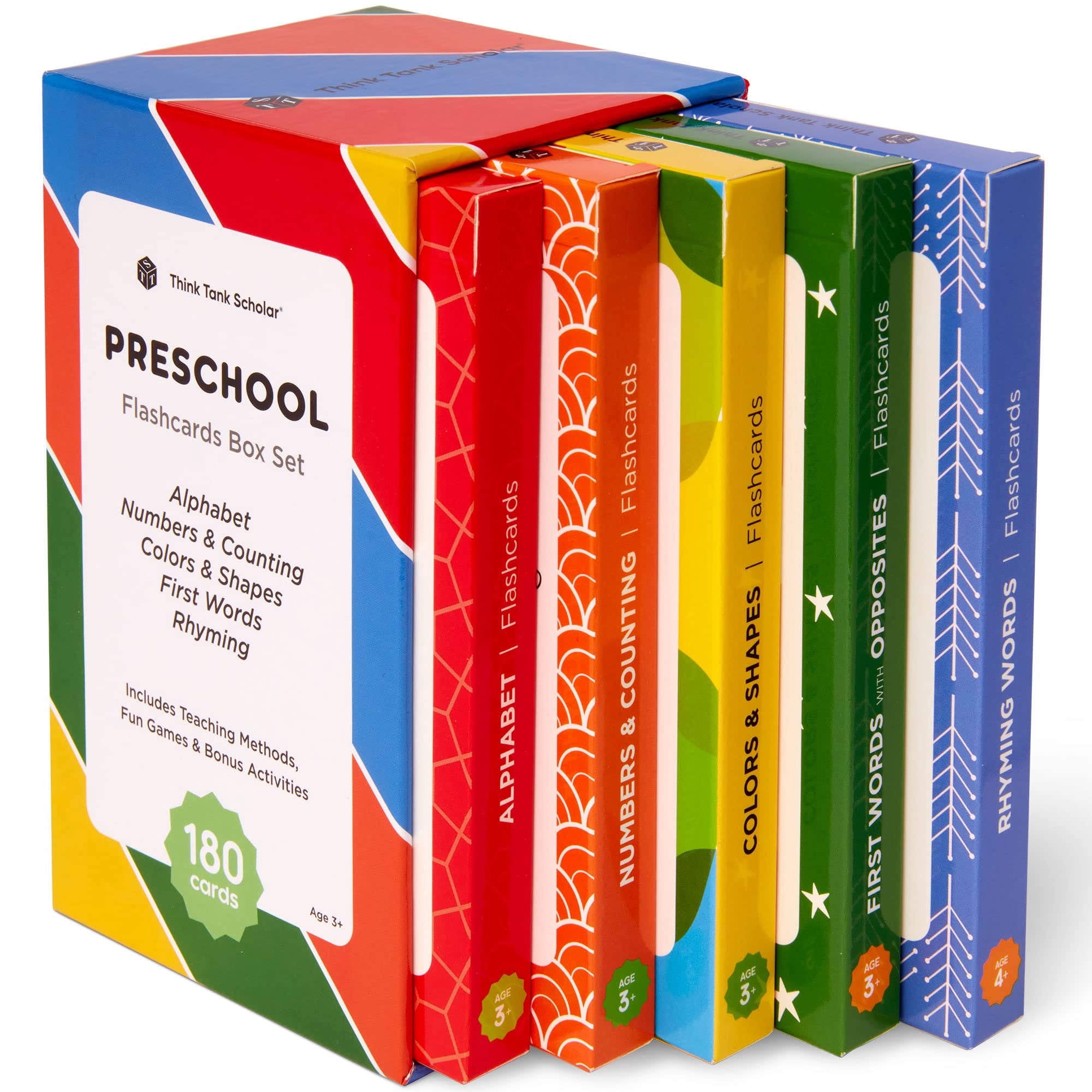 Flash Cards Think Tank Scholar Para Niños En Edad Preescolar De 2 A 5 Años