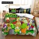 thumbnail image 1 of x852 Bed SheetsPlants Vs Bedding Sets Zombie US/Europe/UK Size Quilt Cartoon Bed Cover Duvet Cover Pillow Case - Pieces Sets Adult Boys 3-Piece Bedding Set (1 Duvet Cover + 2 Pillow Shams) nj852, 1 of 5