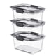 thumbnail image 1 of Contenedores de almacenamiento de alimentos Rubbermaid Brilliance Glass 4.7C, 1 of 5