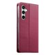 thumbnail image 2 of Funda tipo cartera con bloqueo RFID para Samsung Galaxy S24 FE cubierta magnética de cuero con tapa y soporte Rojo, 2 of 6