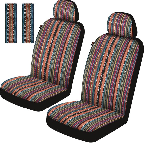 Cobertor de Asiento Sino Salected 6 pzas Naranja estilo Baja