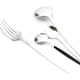 thumbnail image 4 of XmhyTop Juego de Cubiertos de Cocina de 24 Piezas, Inoxidable, Color Blanco platado, Ideal para Hogares y Eventos, 4 of 5