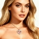thumbnail image 4 of Collar colgante de amor de amor con piedra de nacimiento Zirconia, regalo de joyería de las mujeres para la Navidad, cumpleaños, aniversario, 4 of 5
