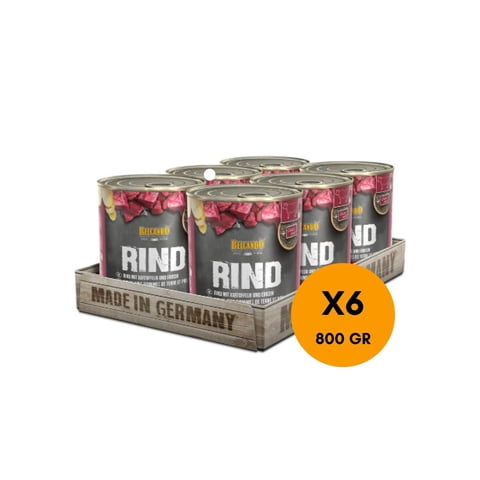 Belcando - Display 6 Unidades Alimento Super Premium Para Perros Sabor Carne Con Papa 800Gr