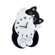 thumbnail image 2 of Reloj De Pared Con Diseño De Gato De Dibujos Animados, Moderno Y Bonito, Para Decoración Del Hogar, Para Comedor, Cafetería, Tienda, 30 Cm X 25 Cm, Sin Cola Oscilante., 2 of 5