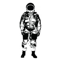Rienda Libre Graphics - Decomural Astronaut Spacesuit Ws-34064