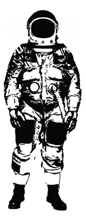 Rienda Libre Graphics - Decomural Astronaut Spacesuit Ws-34064