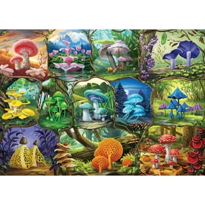 Rompecabezas Ravensburger Hermosos Hongos 1000 Piezas